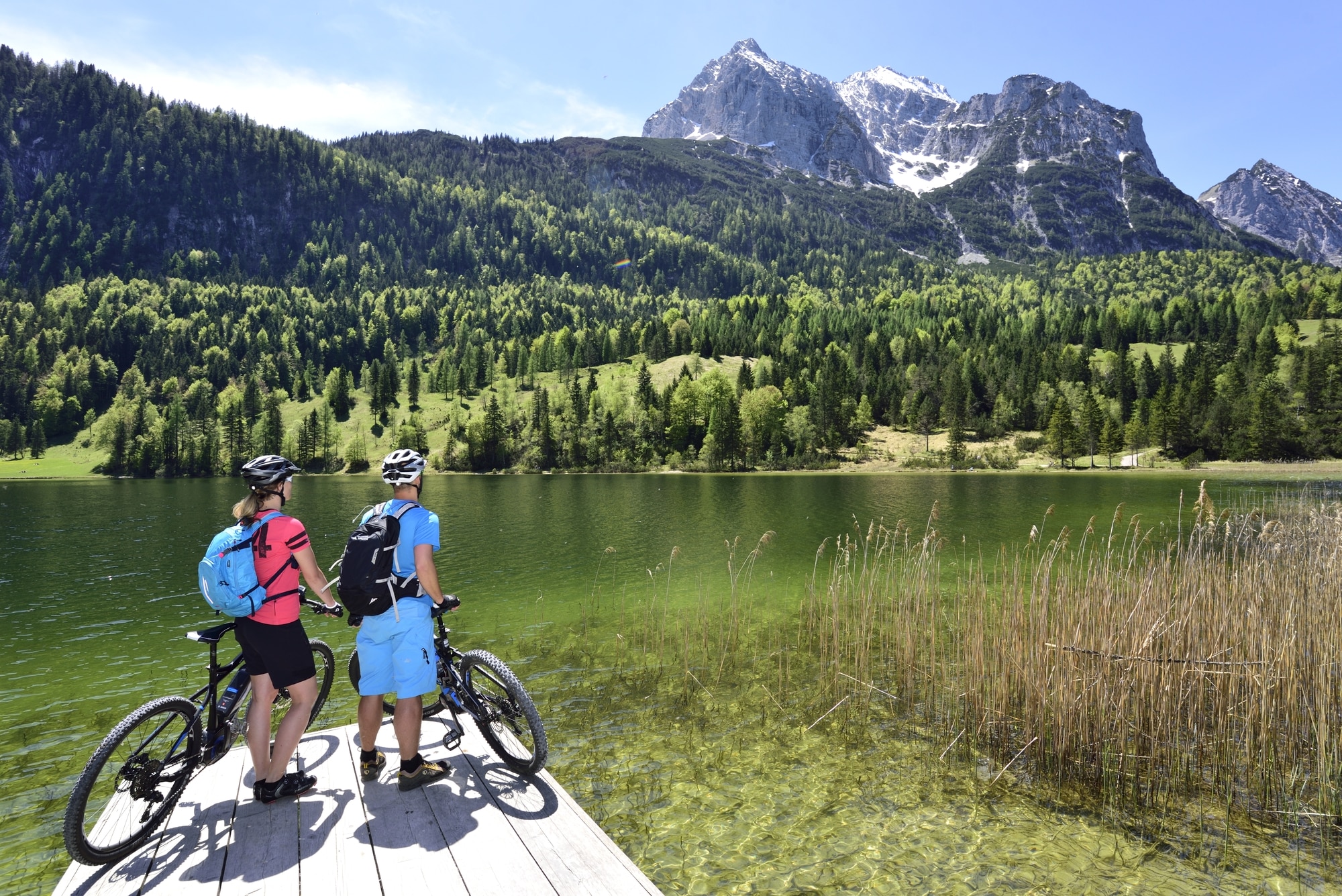 Mit dem Bike zum Ferchensee - Mittenwald